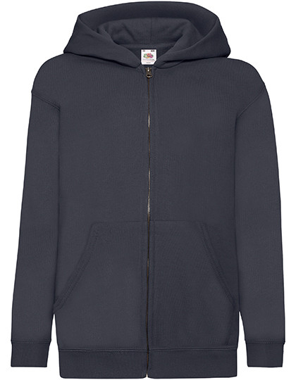 Fruit of the Loom Kids´ Classic Hooded Sweat Jacket Deep Navy