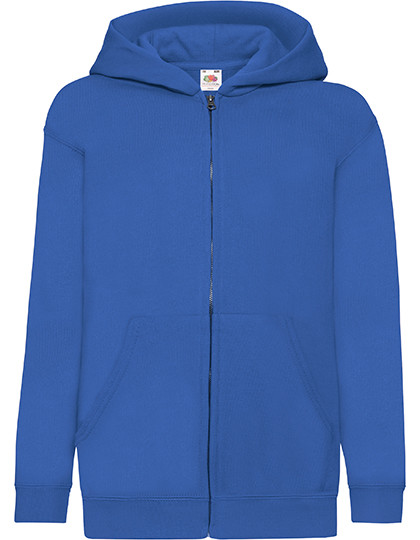 Fruit of the Loom Kids´ Classic Hooded Sweat Jacket Royal Blue