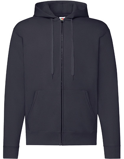 Fruit of the Loom Classic Hooded Sweat Jacket Deep Navy
