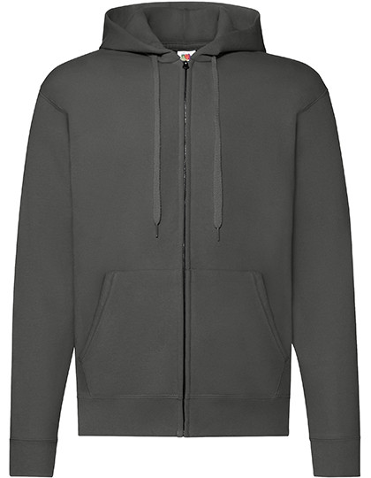 Fruit of the Loom Classic Hooded Sweat Jacket Light Graphite (Solid)