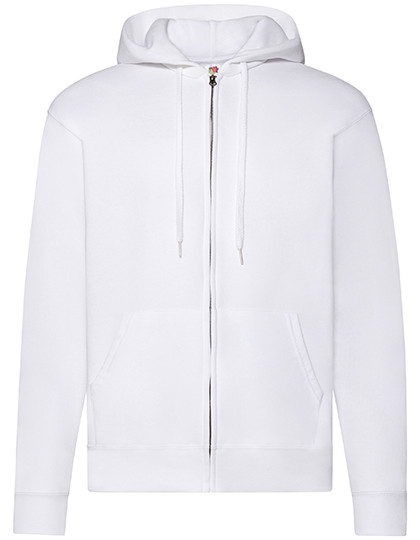 Fruit of the Loom Classic Hooded Sweat Jacket White
