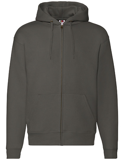Fruit of the Loom Premium Hooded Sweat Jacket Charcoal (Solid)