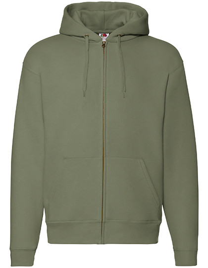 Fruit of the Loom Premium Hooded Sweat Jacket Classic Olive