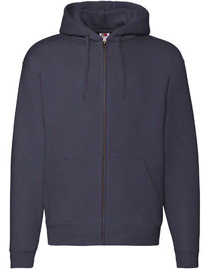 Fruit of the Loom Premium Hooded Sweat Jacket Deep Navy