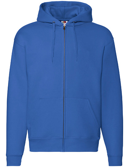 Fruit of the Loom Premium Hooded Sweat Jacket Royal Blue