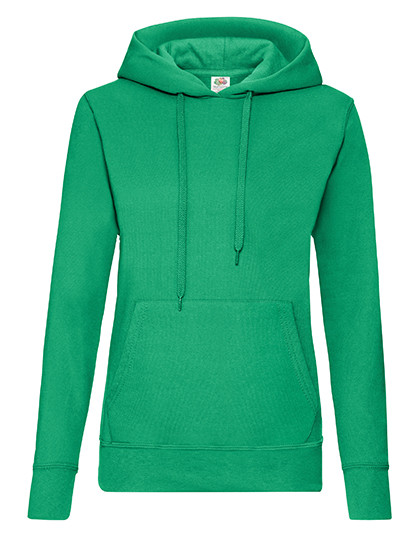 Fruit of the Loom Ladies´ Classic Hooded Sweat Kelly Green