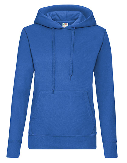 Fruit of the Loom Ladies´ Classic Hooded Sweat Royal Blue