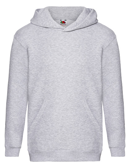 Fruit of the Loom Kids´ Premium Hooded Sweat Heather Grey