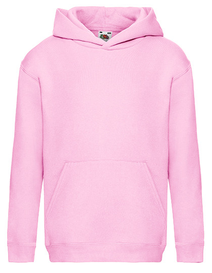 Fruit of the Loom Kids´ Premium Hooded Sweat Light Pink