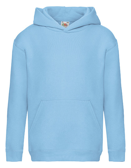 Fruit of the Loom Kids´ Premium Hooded Sweat Sky Blue