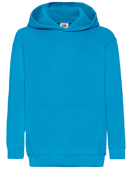 Fruit of the Loom Kids´ Classic Hooded Sweat Azure Blue