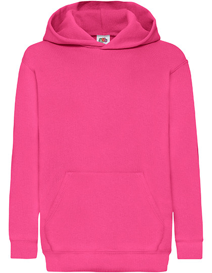 Fruit of the Loom Kids´ Classic Hooded Sweat Fuchsia