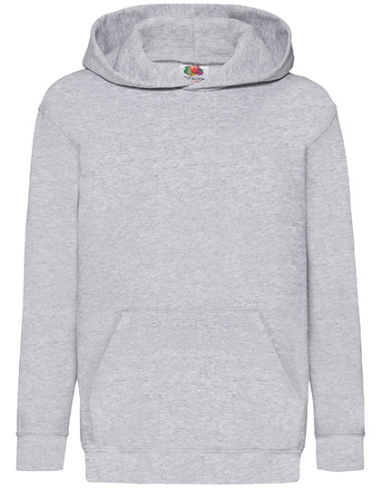 Fruit of the Loom Kids´ Classic Hooded Sweat Heather Grey