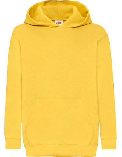 Fruit of the Loom Kids´ Classic Hooded Sweat Sunflower
