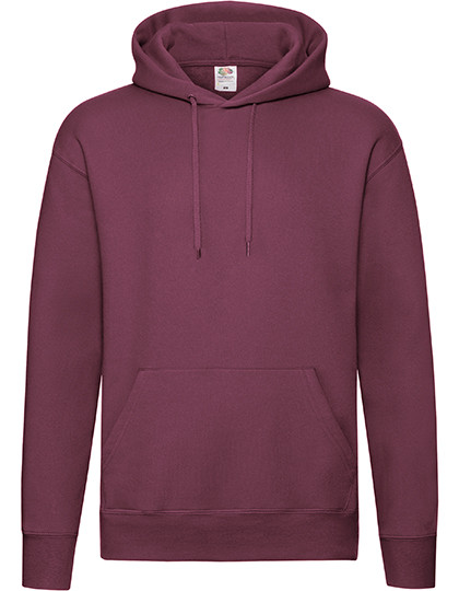 Fruit of the Loom Premium Hooded Sweat Burgundy