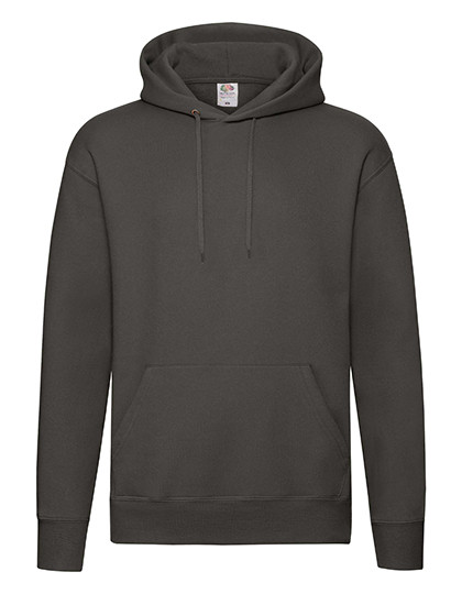 Fruit of the Loom Premium Hooded Sweat Charcoal (Solid)