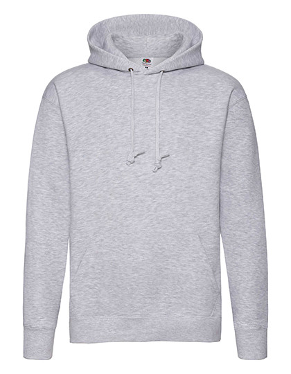 Fruit of the Loom Premium Hooded Sweat Heather Grey