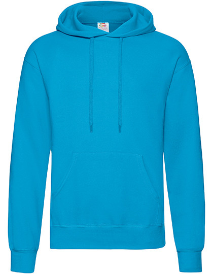 Fruit of the Loom Classic Hooded Sweat Azure Blue