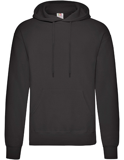 Fruit of the Loom Classic Hooded Sweat Black