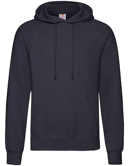 Fruit of the Loom Classic Hooded Sweat Deep Navy