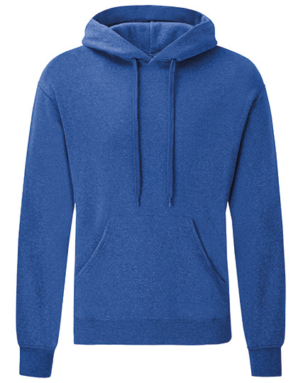 Fruit of the Loom Classic Hooded Sweat Heather Royal