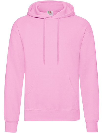 Fruit of the Loom Classic Hooded Sweat Light Pink