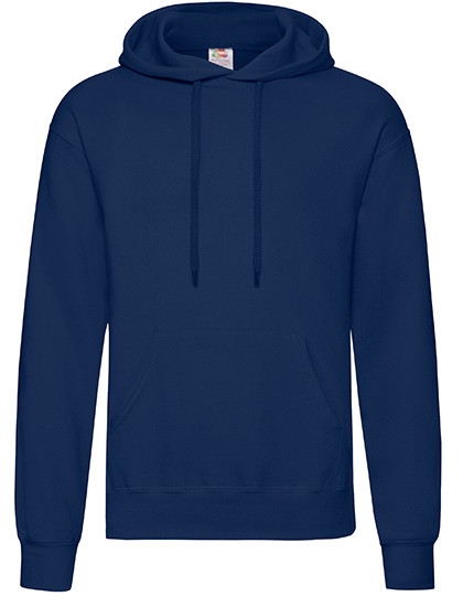 Fruit of the Loom Classic Hooded Sweat Navy