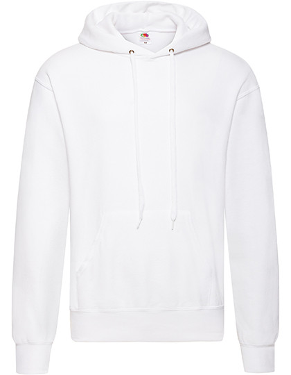 Fruit of the Loom Classic Hooded Sweat White