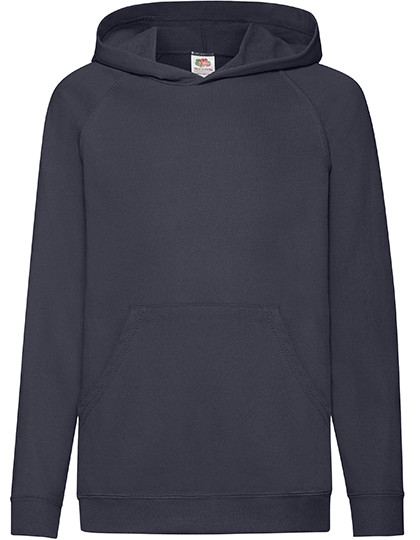 Fruit of the Loom Kids´ Lightweight Hooded Sweat Deep Navy