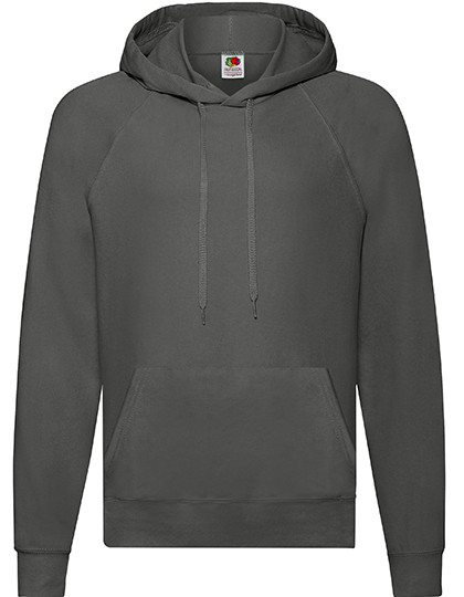 Fruit of the Loom Lightweight Hooded Sweat Light Graphite (Solid)