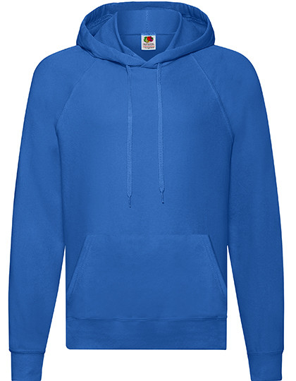 Fruit of the Loom Lightweight Hooded Sweat Royal Blue