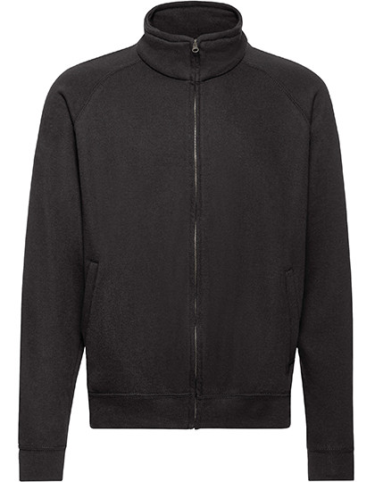 Fruit of the Loom Classic Sweat Jacket Black
