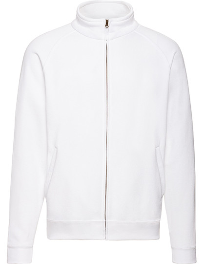 Fruit of the Loom Classic Sweat Jacket White
