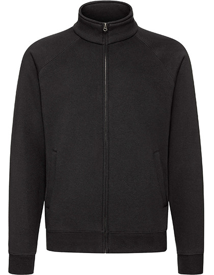 Fruit of the Loom Premium Sweat Jacket Black