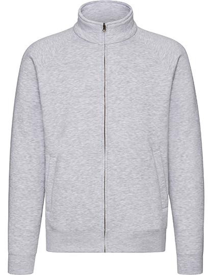 Fruit of the Loom Premium Sweat Jacket Heather Grey