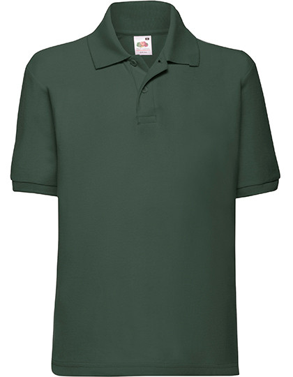 Fruit of the Loom Kids´ 65/35 Polo Bottle Green