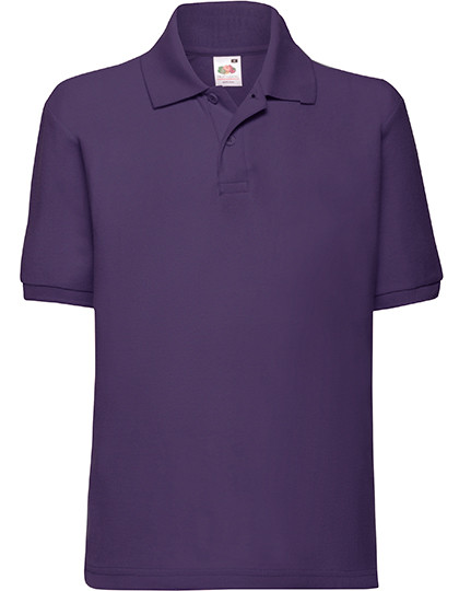 Fruit of the Loom Kids´ 65/35 Polo Purple
