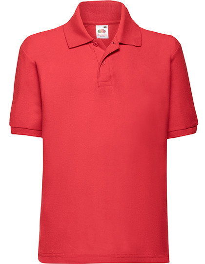 Fruit of the Loom Kids´ 65/35 Polo Red