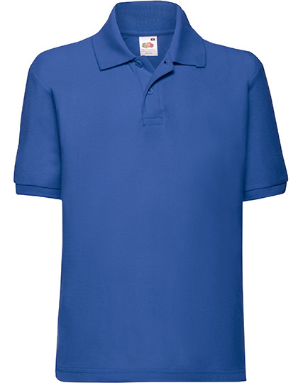 Fruit of the Loom Kids´ 65/35 Polo Royal Blue