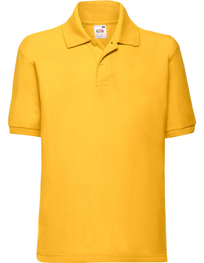 Fruit of the Loom Kids´ 65/35 Polo Sunflower