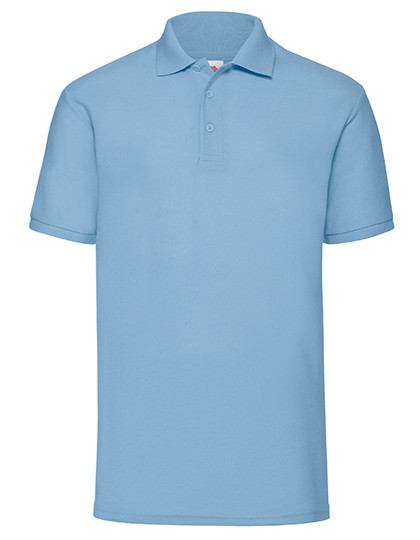 Fruit of the Loom 65/35 Piqué Polo Sky Blue