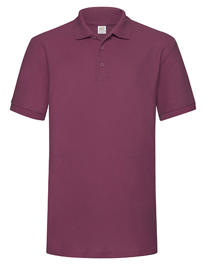 Fruit of the Loom 65/35 Heavy Piqué Polo Burgundy