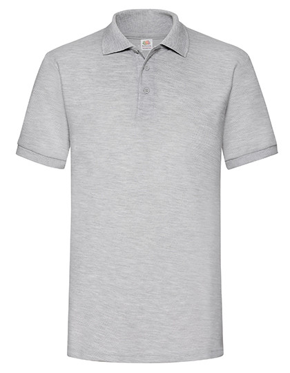 Fruit of the Loom 65/35 Heavy Piqué Polo Heather Grey