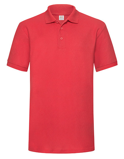 Fruit of the Loom 65/35 Heavy Piqué Polo Red