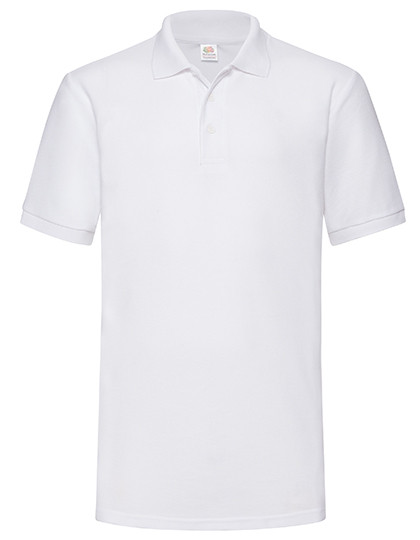 Fruit of the Loom 65/35 Heavy Piqué Polo White