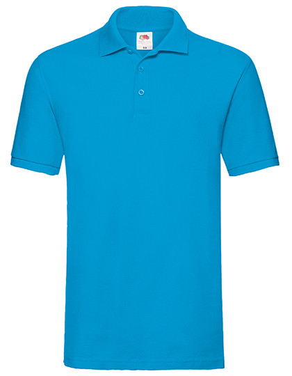 Fruit of the Loom Premium Polo Azure Blue