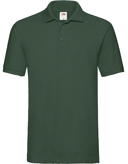Fruit of the Loom Premium Polo Bottle Green