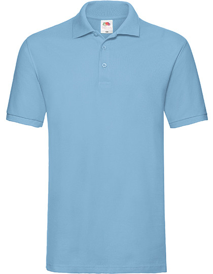 Fruit of the Loom Premium Polo Sky Blue