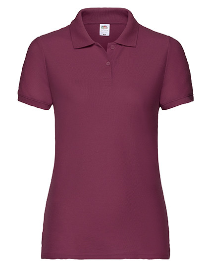 Fruit of the Loom Ladies´ 65/35 Polo Burgundy