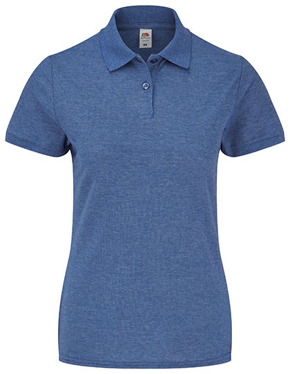 Fruit of the Loom Ladies´ 65/35 Polo Heather Royal